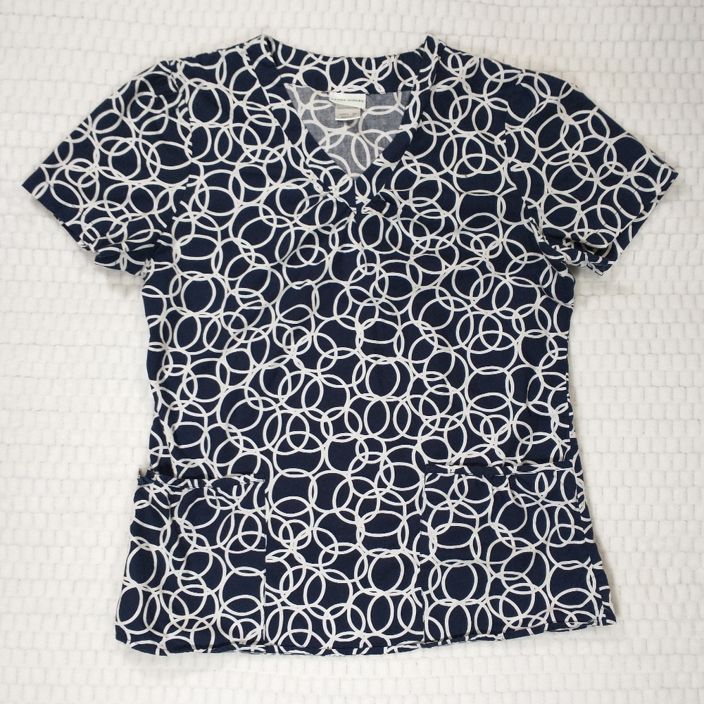 Laura Ashley Scrub Top